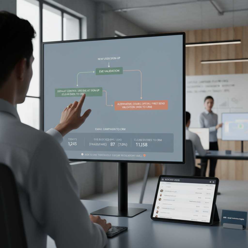 Decision brief: should EVE validate at sign-up, double opt-in or first send?