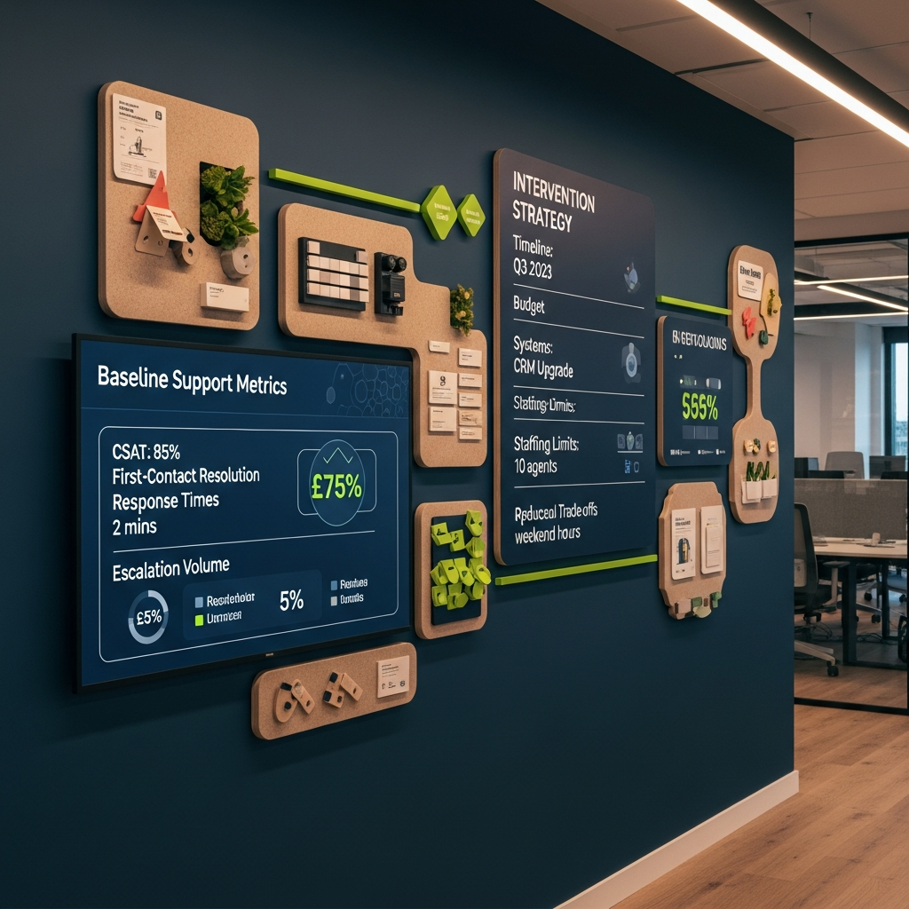 What a credible UK customer support case study should show