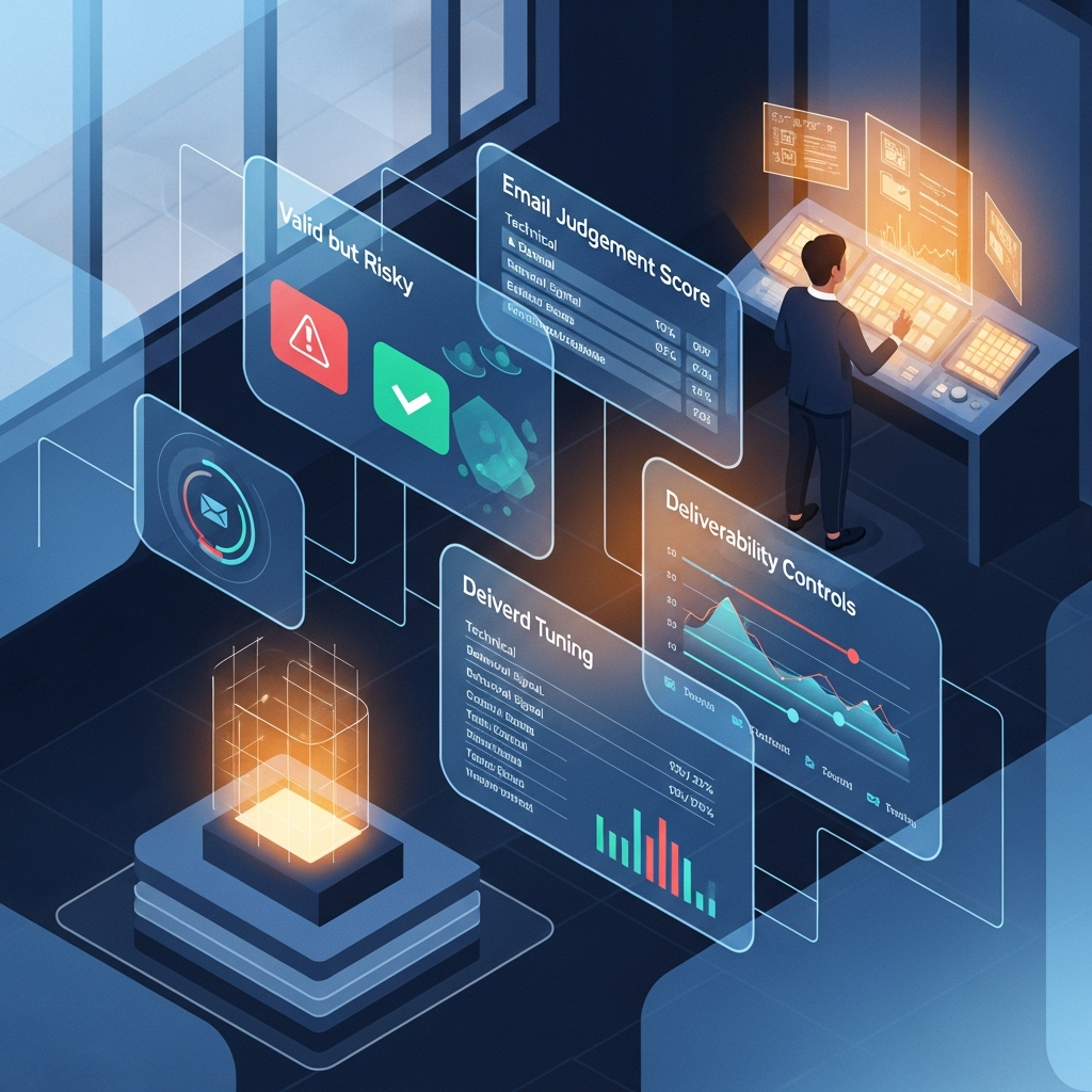 When a valid address is still the wrong decision: a UK operating model for email judgement