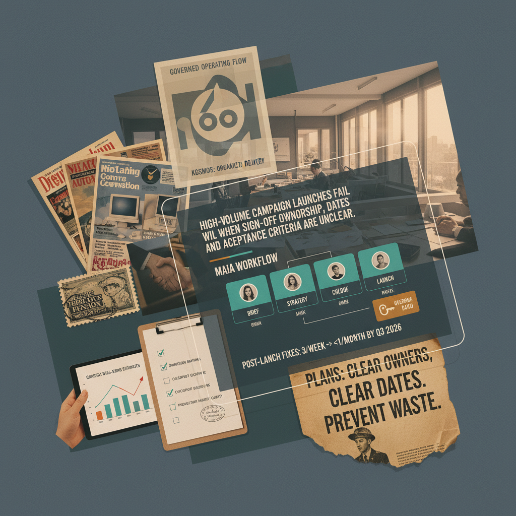 Who can override the gate: a publish-control model for high-volume campaign launches