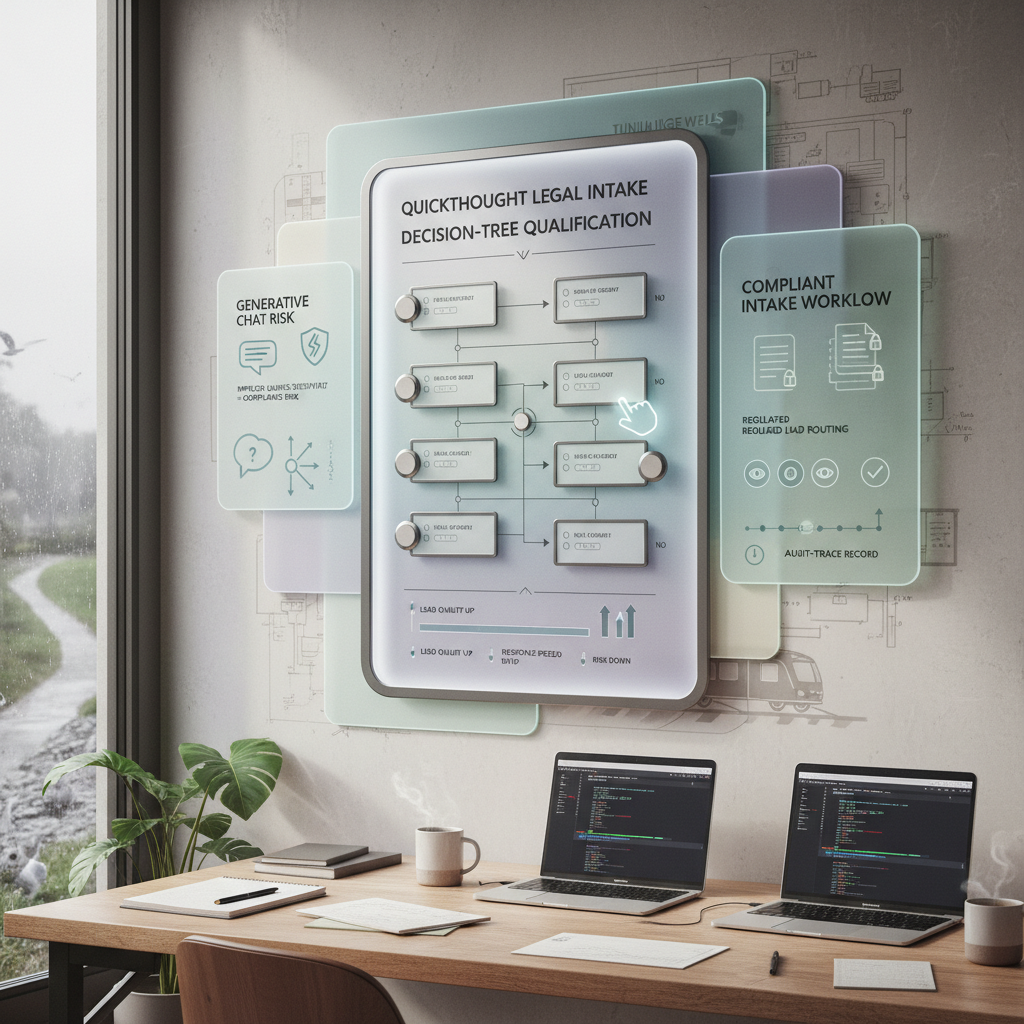 A compliance-safe alternative to generative chat on advisory websites: the QuickThought decision-tree model