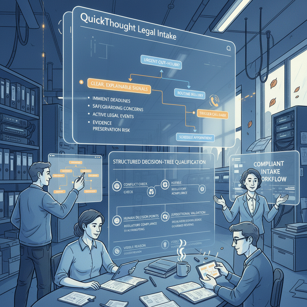 Out-of-hours legal intake: which routing signals actually justify an urgent callback