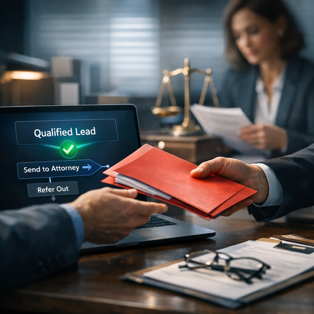 SRA-regulated websites after hours: a decision-tree design for urgent versus non-urgent enquiry handling