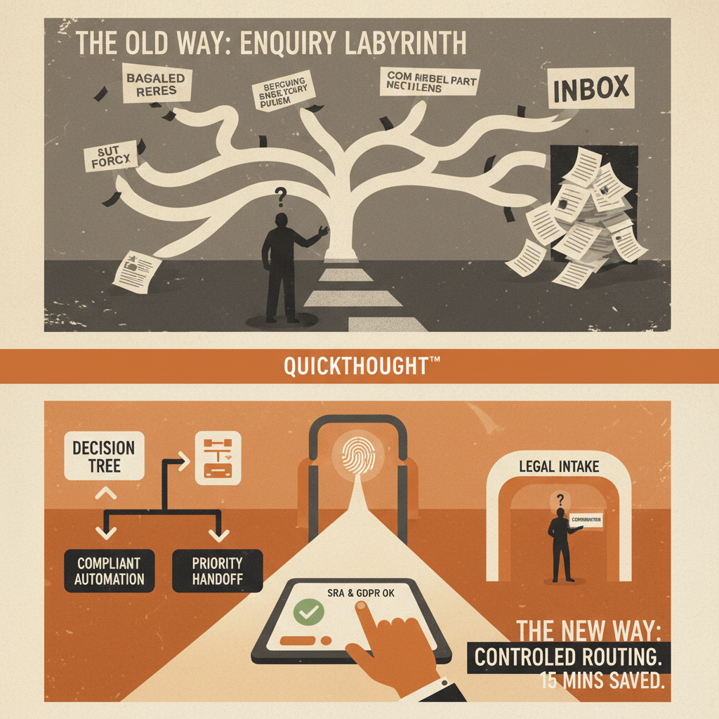 How UK law firms cut enquiry time by 15 minutes while meeting SRA and GDPR rules